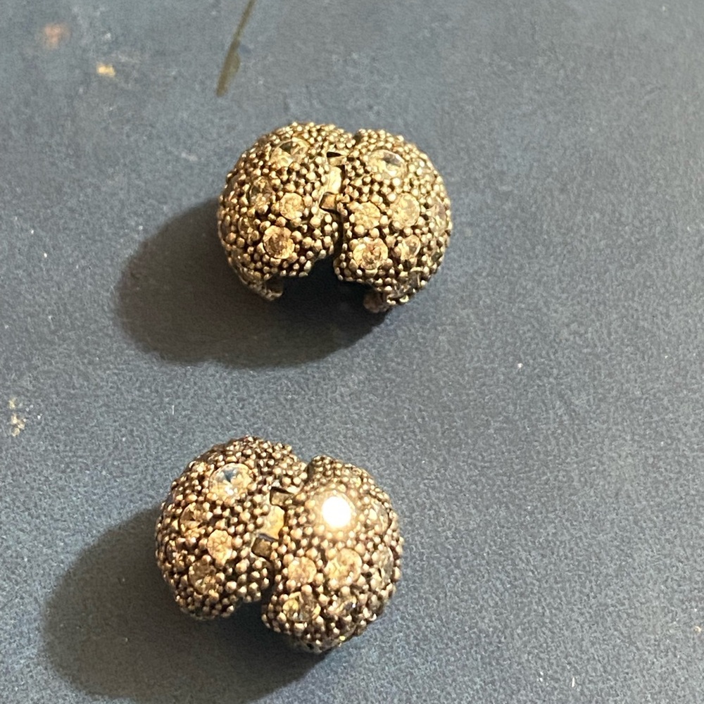 Pandora clips with white stones